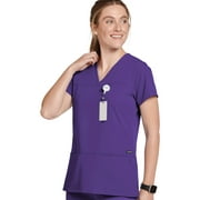 Jockey Women's True Fit Crossover V-Neck Scrub Top
