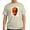 Natural, variant on CafePress - Orange Skull Ash Grey T Shirt - Men's Classic Graphic T-Shirt