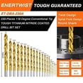 thumbnail image 2 of Juego de brocas ENERTWIST Titanium 230 piezas para metal y madera, 2 of 9
