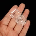 thumbnail image 3 of 12 piezas de cerradura de puerta de acrílico transparente, mini pestillo de plástico, 3 of 6