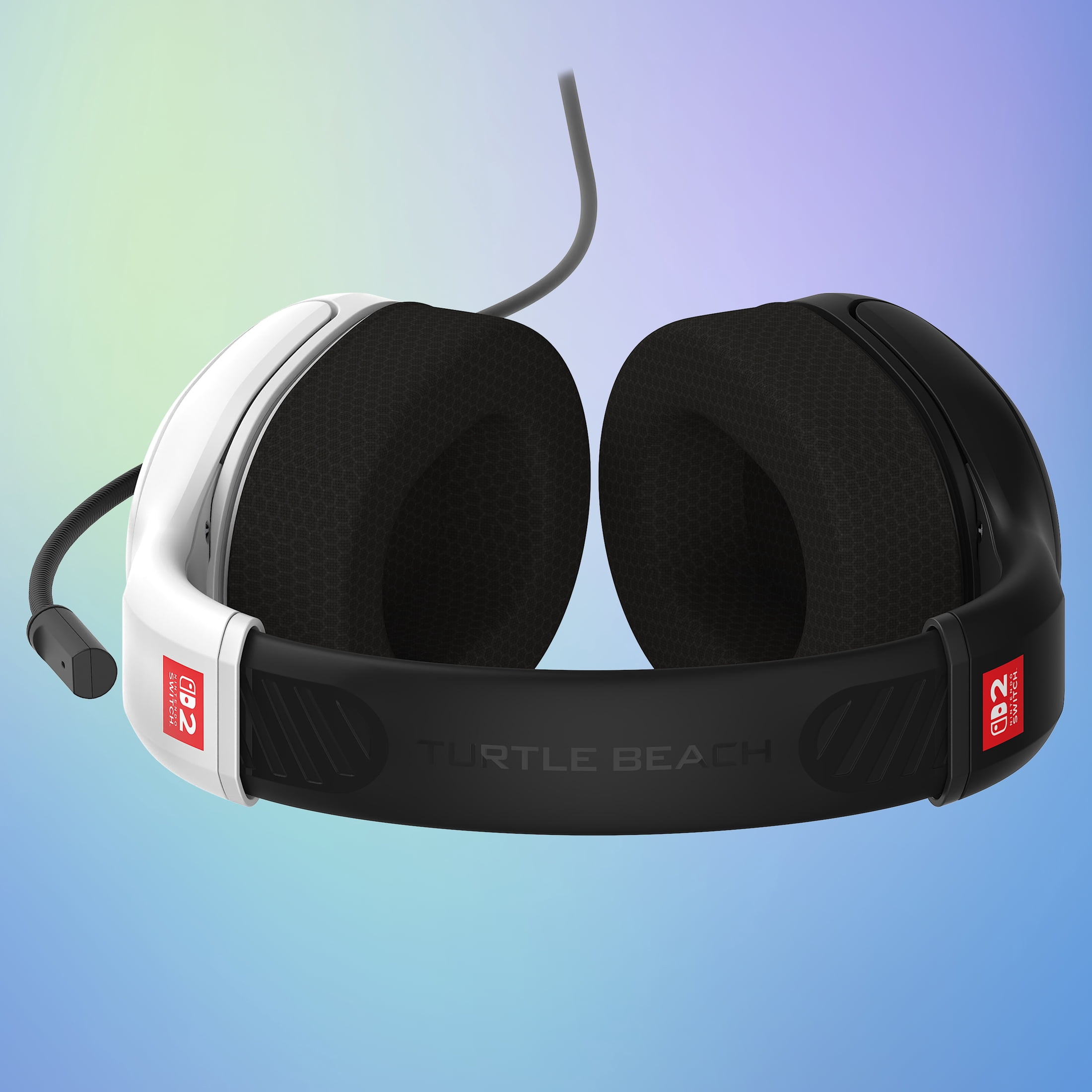 Turtle Beach Airlite Fit Wired Gaming Headset: White & Black - Officially Licensed for Nintendo Switch 2, Nintendo Switch - Durable, Lightweight