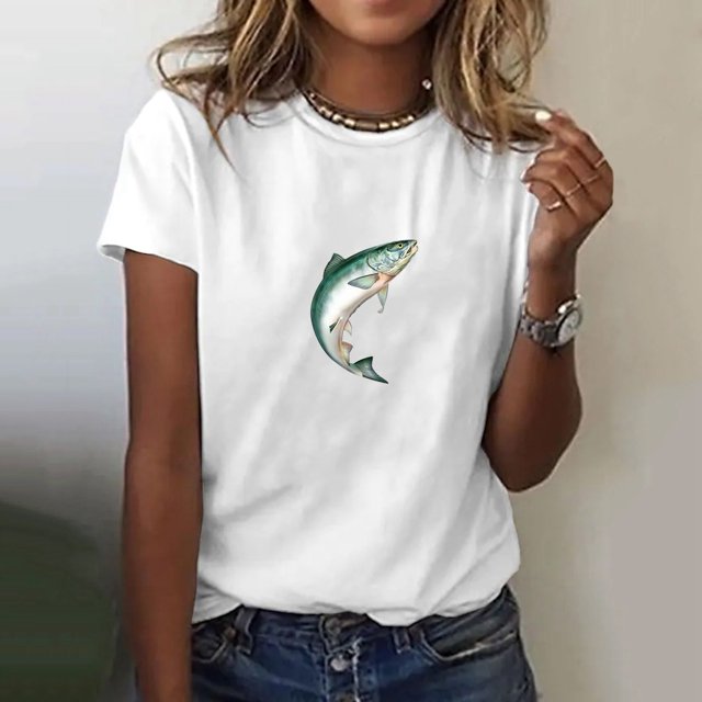 WILLBEST T-Shirts Mode Été Décontractée Imprimé Fruits et Légumes Col Rond Manches Courtes T-Shirt 5