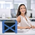 thumbnail image 4 of 15PC PVC Black Hanging File Folders Waterproof Letter Size Filing Cabinet A4 Suspension Files with Tabs and Inserts Hanging File Folders, 4 of 5