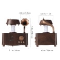 thumbnail image 2 of PartyKindom Retro Record Player Style Oil Diffuser with Cool Mist for Home and Office, 2 of 7