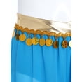 thumbnail image 7 of inhzoy Kids Girls Sequins India Arabian Belly Dance Harem Pants Stage Performance Trousers Blue 12, 7 of 7