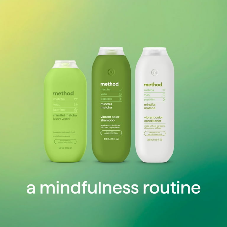 Method Color Protect Shampoo, Mindful Matcha, 14oz - Walmart.com
