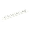 Fellowes - Polyvinyl chloride (PVC) - 1 in - 10.7 in - 19 rings - 200 sheets - white - 50 pcs. plastic binding comb