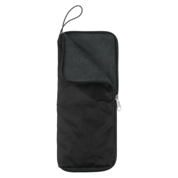 Uxcell Wet Umbrellas Bag 11"x5" Superfine Fiber Reversible Umbrellas Sleeve Cover Portable Waterproof Case Grey