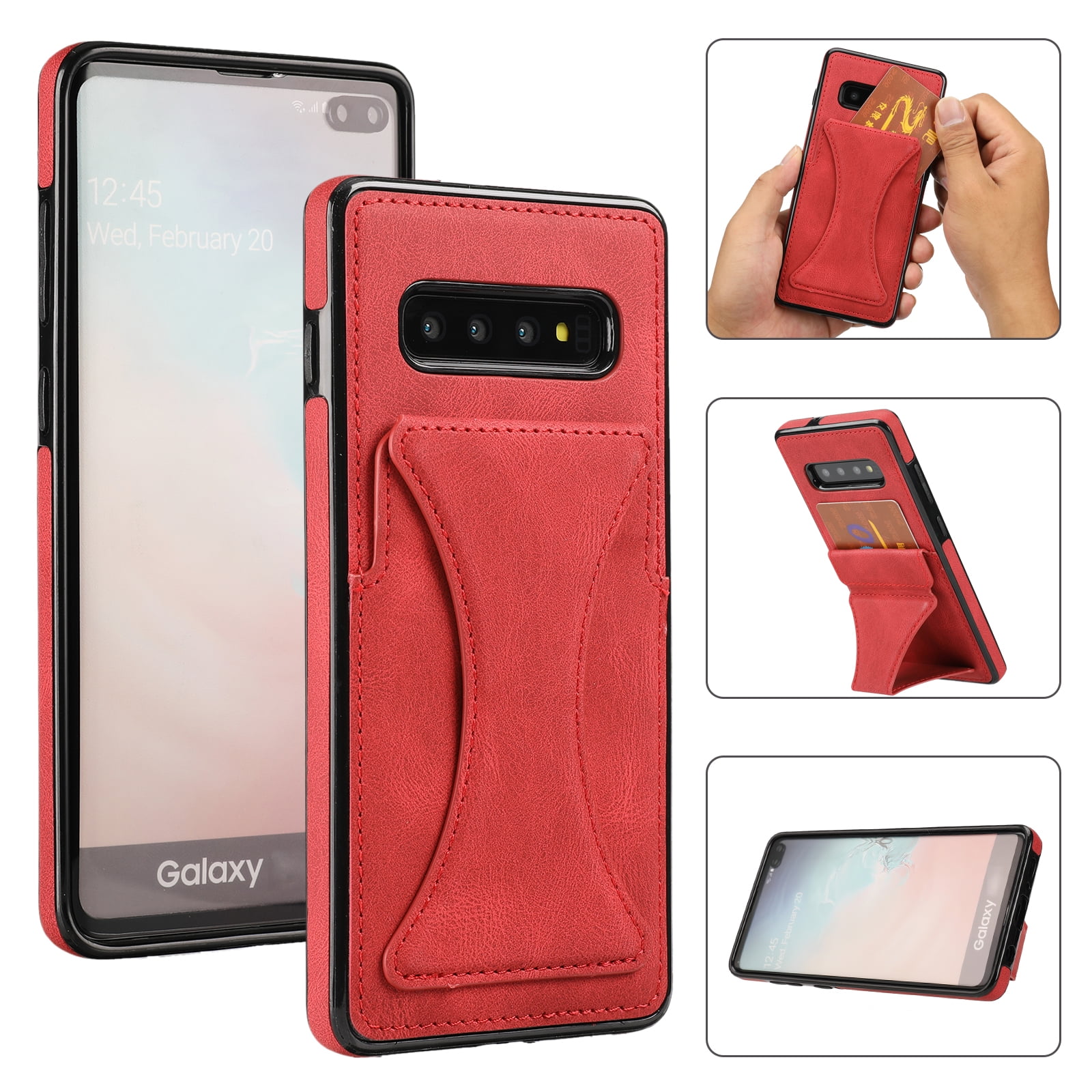 high quality leather wallet card slot case for Samsung galaxy S10 20