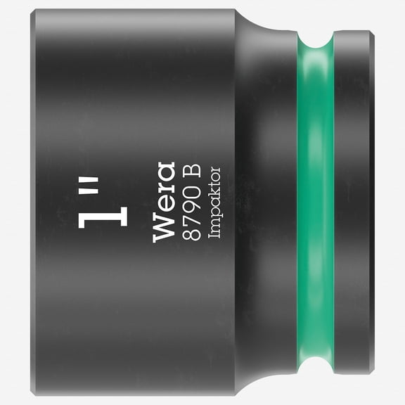 Wera 005526 8790 B 1" Impaktor Socket, 3/8" Drive, 6 Point