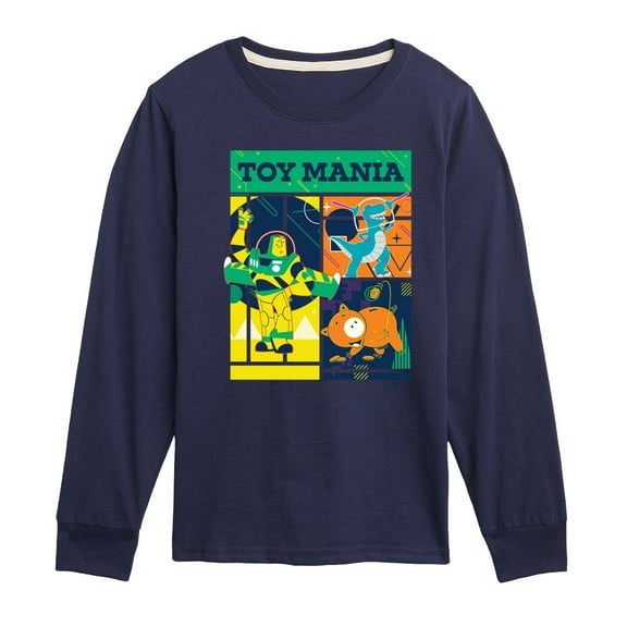 Toy Story - Toy Mania - Toddler & Youth Long Sleeve Graphic T-Shirt