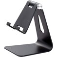thumbnail image 1 of HAHDAXIA Adjustable Cell Phone Stand Tablet Stand Holders Phone Holder Multi-Angle Foldable Aluminum Desk Stand for Universal Cell Phone, Pad All Smart Phone (Black), 1 of 7