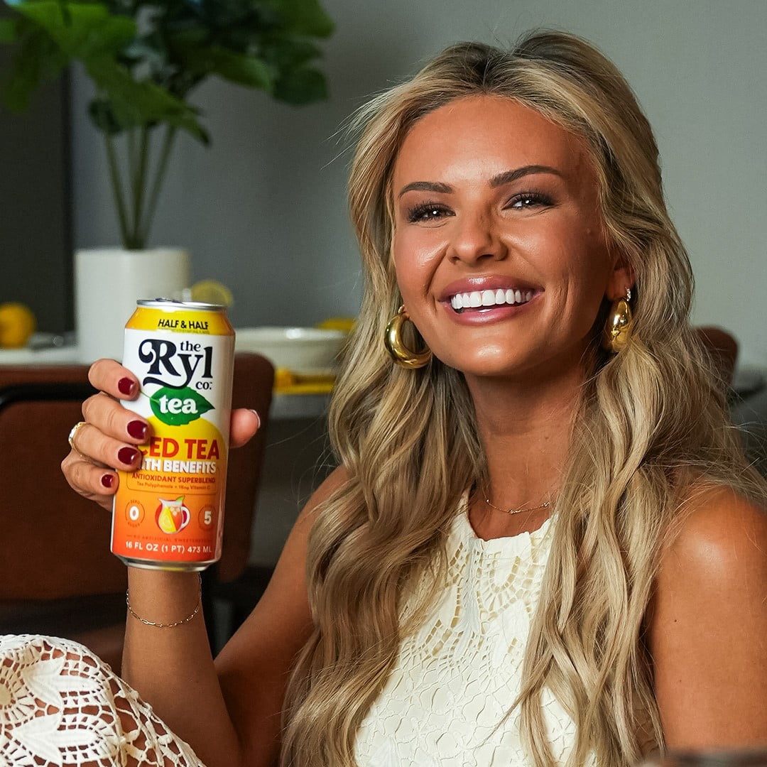 (6 pack) Ryl Iced Tea, Half & Half (Tea/Lemonade), Antioxidant Superblend, Zero Sugar, Low Carb, Zero Calorie Iced Tea, 16.0 fl oz, Can