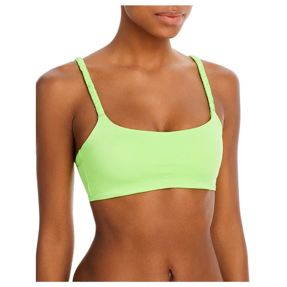 Peixoto Womens Karol Stretch Ruched Bikini Swim Top