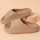 thumbnail image 1 of Zapatillas de melón amargo para el hogar, casa de verano, sandalias y zapatillas con sensación de mierda para interiores, marrón39, 1 of 5