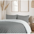 thumbnail image 6 of Vintage Duvet Cover Sets, Greyscale Pattern Repetition with Circular Motif with Rhombus Shape, Bedding Set with 2 Duvet Covers & 4 Pillowcases, 2 Pack Queen Size, Dimgray and Pale Taupe, by Ambesonne, 6 of 7