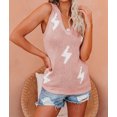 thumbnail image 1 of Gilet en Tricot Imprimé Lightning Rose pour Femme, 1 of 1