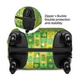 thumbnail image 2 of Susaid St. Patrick's day Elastic Print Elastic Washable Suitcase Cover with Hidden Zipper, Fits 18-32 Inch Luggage for Protection During Travel-Large, 2 of 7
