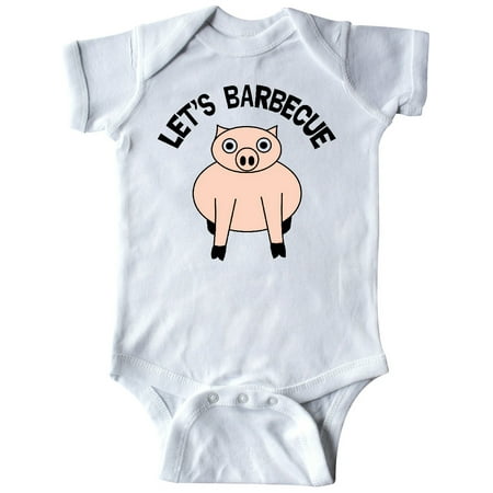 

Inktastic Let s Barbecue Pig Gift Baby Boy or Baby Girl Bodysuit