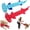 Blue & Red, variant on Hammerhead Shark Dog Toy, Chew Toy for Aggressive Chewers, Teeth Cleaning Pet Toy for Large Breed Small Dogs