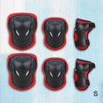 thumbnail image 2 of Rodilleras para /jóvenes, coderas, protectores, equipo de protección para patines, ciclismo, bicicleta, monopatín, patines en línea, scooter, dep Rojo S Macarena Rodilleras para patinaje, 2 of 5