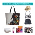 thumbnail image 5 of Wukai Fantasy Wizard Dog Art Print Reusable Grocery Bag Shopping Bags Shopping Handle Bag Suitable for Outdoor Convenient Daily Bag, 5 of 7