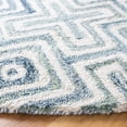 thumbnail image 3 of SAFAVIEH Marquee Vaughn Geometric Area Rug, Ivory/Blue, 6' x 6' Round, 3 of 11