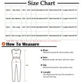 thumbnail image 3 of asdoklhq Womens Plus Capris,Woman Solid Off-the-shoulder Suspender Jumpsuit Wide-leg Pants Trousers, 3 of 9