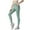 Light Green, variant on Riforla Womens Leggings No Awkwardness Line Seamless High Waisted Lift Exercise Fitness Yoga Pants for Women Hot Pink M