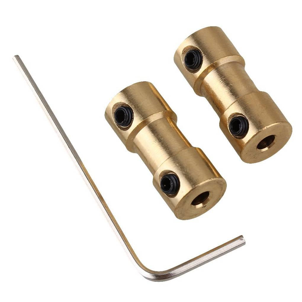 Brass model car Shaft Coupling Motor connector  3-3mm Universal Joint,Screws
