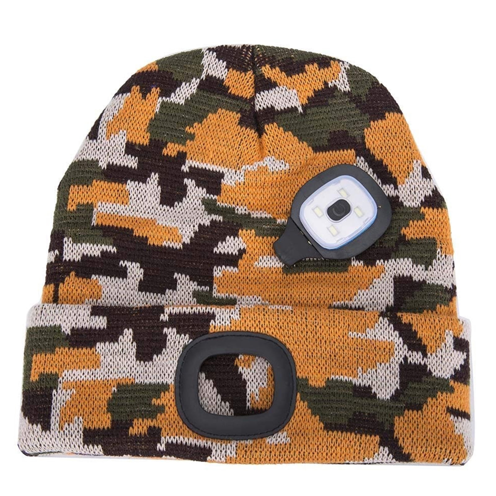 LED Beanie Hat with Light,Knitted Hands 