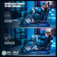thumbnail image 5 of GTPLAYER Racing Simulator Cockpit Alloy Steel Adult Gaming Chair with Bluetooth Speakers, Red/Black, 5 of 8