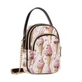 thumbnail image 7 of FORMRS Crossbody Bag for Women Quilted Travel Shoulder Cell Phone Purse with Chain Strap Handbag, Pink Ice Cream Pattern, 7 of 7