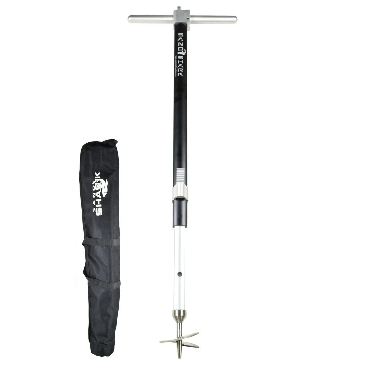 Abimars 17" Sand Anchor Kit 304 Stainless Steel Triple Spiral Auger