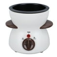 thumbnail image 1 of Chocolate Fondue Set, Mini Electric Fondue Pot Set 25W 2 Heating Setting 200ml Capacity with Dipping Forks for Party US Plug 110V,EU Plug 220V, 1 of 7