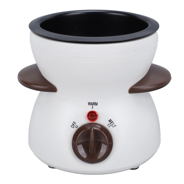 Chocolate Fondue Set, Mini Electric Fondue Pot Set 25W 2 Heating Setting 200ml Capacity with Dipping Forks for Party US Plug 110V,EU Plug 220V