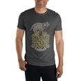 thumbnail image 5 of Harry Potter Hogwarts House of Hufflepuff Crest & Badger Men's Black Tee T-Shirt Shirt-X- Large, 5 of 7