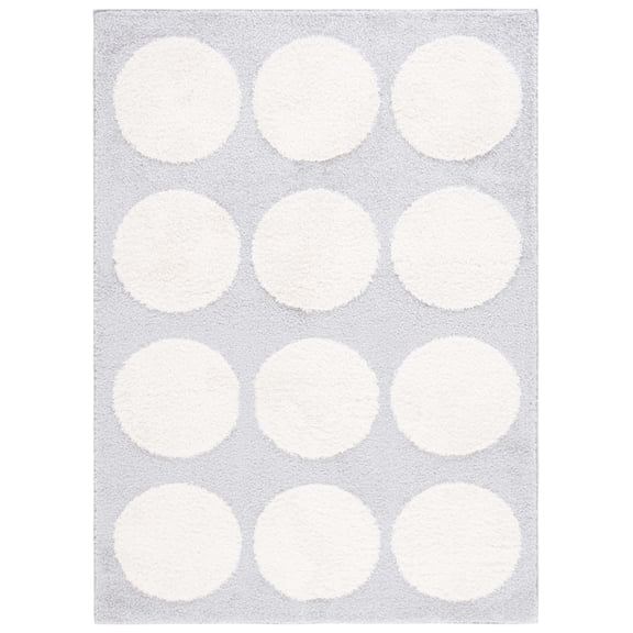 SAFAVIEH Norway Dusko Trellis Area Rug, Grey/Ivory, 5'3" x 7'6"
