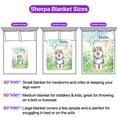 thumbnail image 5 of Alaskan Malamute Hello Spring Time Flower Floral Nature Cozy Sherpa Blanket Alaska Mal Dog Lovers Gifts Warm Soft Throw Blanket - 02031, 5 of 5