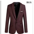thumbnail image 4 of NEW2018 Men&acute;s Casual Slim Fit Formal One Button Suit Blazer Coat Jacket Tops, 4 of 5