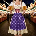 thumbnail image 2 of Jsaierl Oktoberfest Dress Women Retro Medieval Elegant Goth Plus Size Dresses Cosplay Costumes Princess 1800s Ball Gown Halloween Costumes, 2 of 10