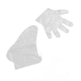 thumbnail image 2 of Revestimientos de baño de cera desechables, transparentes, multifuncionales, impermeables, térmicos, para el cuidado de las manos, calcetines de plástico, guantes para SPA, 2 of 14