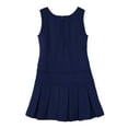 thumbnail image 3 of Bienzoe Girl's Stretchy Pleated Hem School Uniforms Jumper Navy 7, 3 of 3