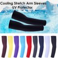 Men Women Cooling Compression Arm Cover UV Sun Protection Sleeve to