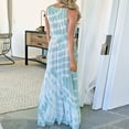 thumbnail image 5 of IROINNID Women's Sleeveless Empire Dress Round Neckline Fashion Casual Sling Tie-Dye One-piece Dress Prints Dress, 5 of 9