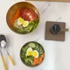thumbnail image 3 of Nvzi Ensaladera de acero inoxidable, cuenco de acero inoxidable, cuencos de desayuno para cocina, dorado, 7,87 x 7,87 pulgadas, 3 of 5