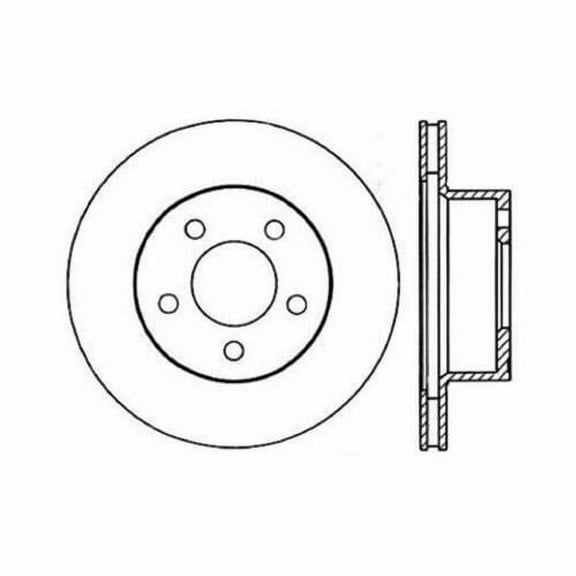 C-Tek Disc Brake Rotor 121.63003 Fits select: 1989 JEEP WRANGLER / YJ, 1987-1988 JEEP WRANGLER