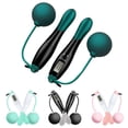 thumbnail image 4 of LJNYFDC Wireless Skip Rope Smart Jump Rope Set Big Ball LCD Screen with Four Modes Non Slip Handle Adjustable Electronic Exercise Fitness Equipment 1 Pair, 4 of 7