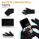thumbnail image 2 of Conjunto 3 Guantes Gorro Bufanda Para Frío Tejidos Mujer, 2 of 6