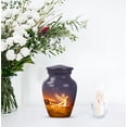 thumbnail image 7 of Phoenix Keepsake Cremation Urns For Adult Ashes Women - Small Blue Urns For Human Ashes Adult Man - Decorative Tiny Urn For Mom & Dad - Black Mini Urn For Male - 3 Inch, 7 of 7